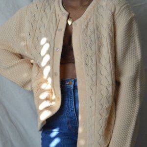 Vintage Multi-Knit Cardigan |2X|